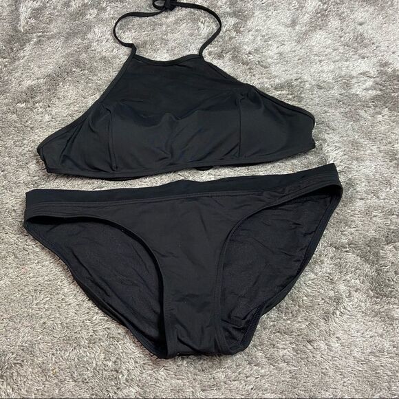 Bond Eye High Neck Mesh Trim Bikini - Picture 1 of 6